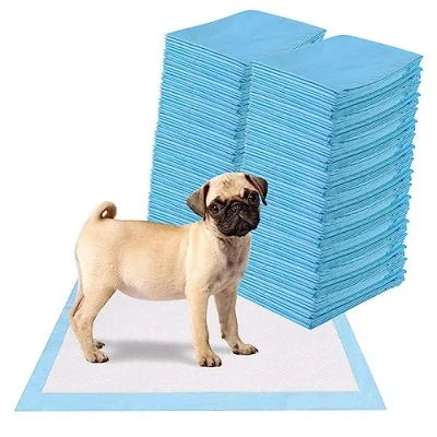 Afbeelding van COSTWAY Trainingsonderleggers voor honden, lekvrij 5 laags design, puppypads, hygiënische pads, wegwerppads, PIPI trainingspads puppy&#039;s (200 stuks, 60 x cm)
