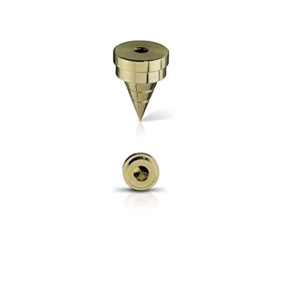 Afbeelding van Oehlbach spike S 2000 hoogwaardige set van massief metaal met sluitring perfect voor kleine en grote luidsprekers 4 stuks chroom