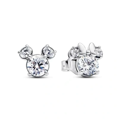 Afbeelding van Pandora Sterling Silver Cubic Zirconia Clear 293219C01, Eén maat, zilver, Zirkonia
