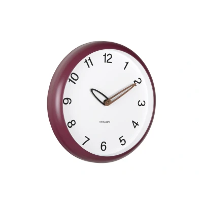 Afbeelding van Karlsson Wandklok Bella Dark mauve