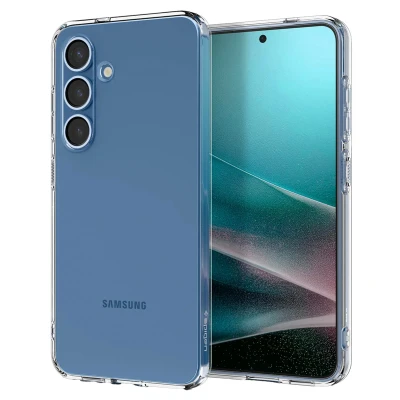 Afbeelding van Samsung Galaxy S25 Plus Hoesje Siliconen en TPU (zacht) Spigen Softcase/Backcover Transparant Telefoonhoesje