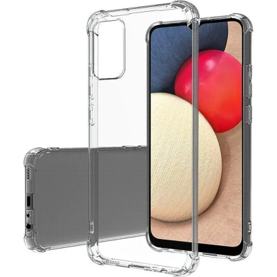 Afbeelding van Hoesje geschikt voor Samsung Galaxy A02s Clear Soft Case Siliconen Back Cover Shock Proof TPU Transparant