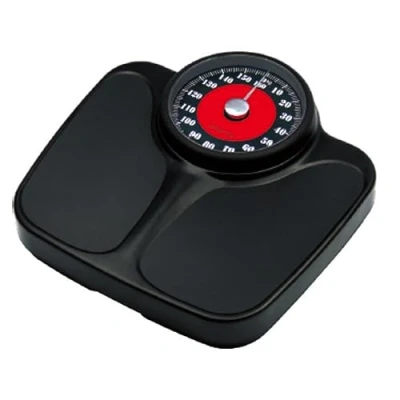 Afbeelding van Analoge weegschaal for lichaamsgewicht, mechanische personenweegschaal, (koolstofstalen veer, zeer nauwkeurige meting) Het maximale gewicht 160 kg