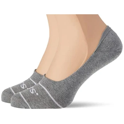 Afbeelding van Levis Sokken 2P Sportswear Logo Seasonal Low Rise Sock Grijs Maat 39/42