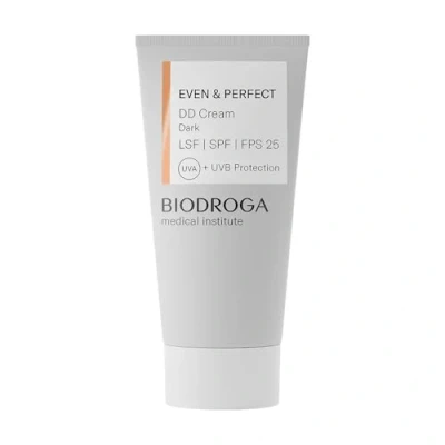 Afbeelding van BIODROGA Medical Institute Even &amp; Perfect DD Cream Dark SPF 25 30ml gezichtscrème, teint optimalisatie, uv bescherming, camoufleren van oneffenheden, verzorgingscrème, parabenen vrij,