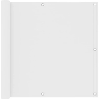 Afbeelding van Balkonscherm 90x500 cm oxford stof wit