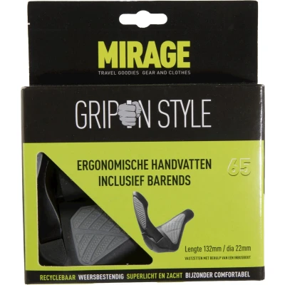 Afbeelding van Mirage ErgoLock 134mm Zwart fietslock
