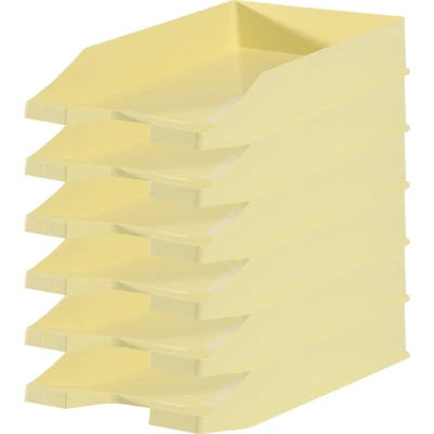 Afbeelding van HAN brievenbak A4 plastic pastel geel 10 stuks HA 1027 X 815D