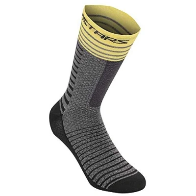 Afbeelding van Alpinestars Drop 19 Sokken, zwart geel, afmeting S voor man
