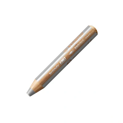 Afbeelding van Kleurpotloden STABILO 880 woody 3 in 1 multitalent zilver