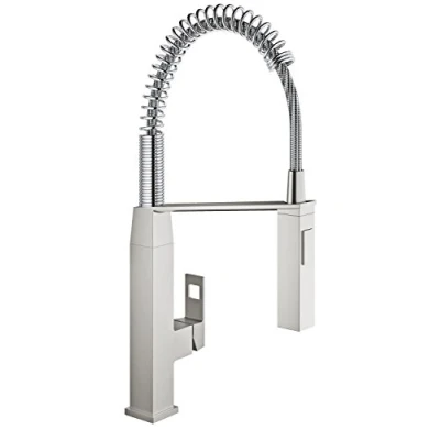 Afbeelding van GROHE Eurocube 1 gats keukenkraan medium met professionele handdouche
