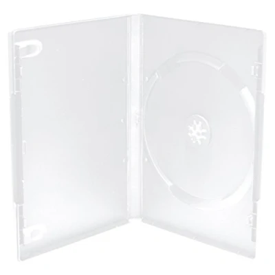 Afbeelding van DVD Case for 1 disc, 14mm, machine packing grade, frosted/transparent