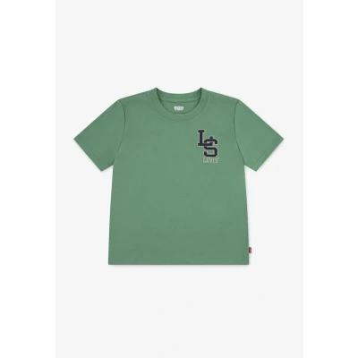 Afbeelding van Levi&#039;s Streamline Monogram TEE Tshirt print voor kinderen, Maat: 98, Deep grass green
