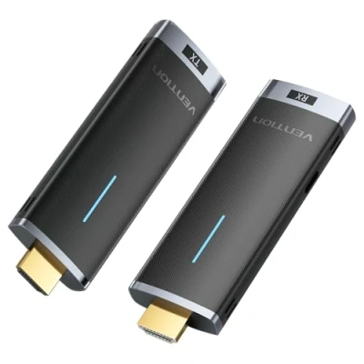 Afbeelding van Wireless HDMI, Transmitter and Receiver, Projector HDMI Portable Extender 2.4/5GHz Adapter for Streaming Video from PC to Monitor/Projector/HDTV