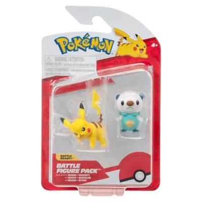 Afbeelding van Pokémon Battle Figure First Partner 2 pack (Oshawott &amp; Pikachu #4) W6