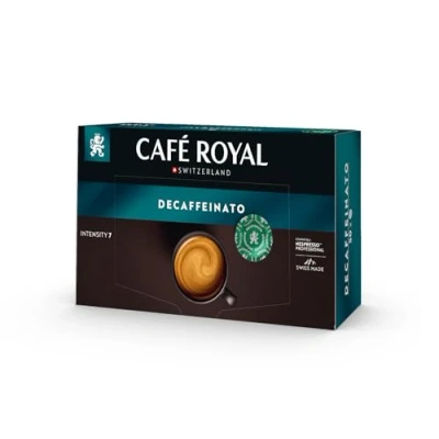 Afbeelding van 25% korting met code Café Royal Nespresso Compatible Pads Cafeïnevrij 1 stuk 300 g