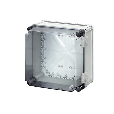 Afbeelding van Hensel lege behuizing mi ip65 bm2 300x300x214 transparant scharnier deksel 9210