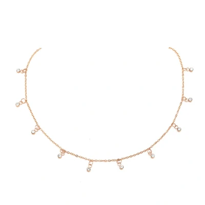 Afbeelding van Victorious Dames Ketting Rosé Goud Model: Glitter
