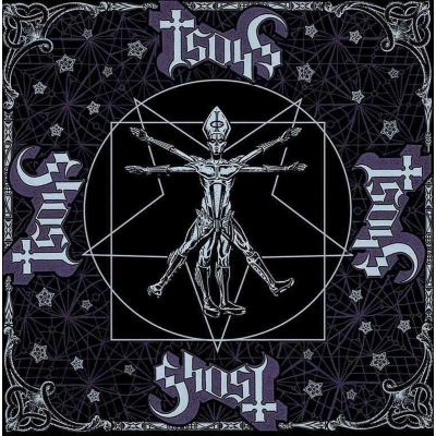 Afbeelding van Ghost Vitruvian Bandana Zwart