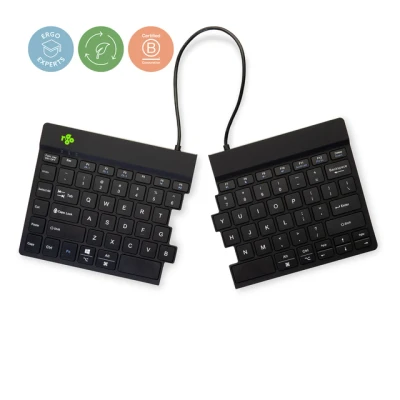Afbeelding van R Go Tools Split Break toetsenbord Bluetooth QWERTY Amerikaans Engels Zwart