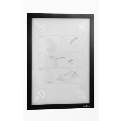 Afbeelding van Durable Duraframe Wallpaper zelfklevend kader formaat A3, zwart ophangtas