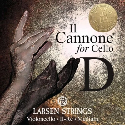 Afbeelding van Larsen IL Cannone Cello Snaren D Staal Warm &amp; Breed