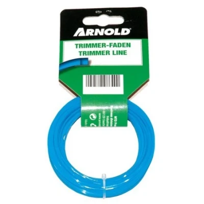 Afbeelding van Trimmerdraad vierkant 1.3mm x 15 meter blauw
