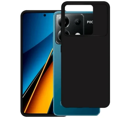 Afbeelding van Just in Case TPU Back Cover Zwart Poco X6