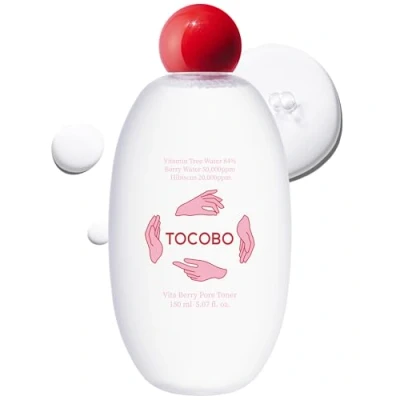 Afbeelding van TOCOBO Vita Berry Pore Toner 5,07 fl.oz / 150 ml, Vitamine Facial Toner, Tightening for Oily &amp; Combination Skin Vegan, Alcohol Free, Koreaanse Skincare