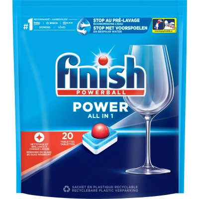 Afbeelding van Finish Power all in 1 regular vaatwastabletten