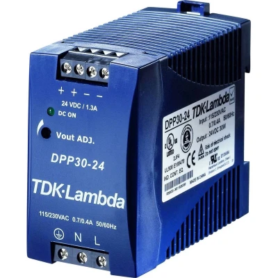 Afbeelding van TDK Lambda DPP30 24 DIN rail netvoeding V/DC 1.3 A 30 W Aantal uitgangen: 1 x Inhoud: stuk(s)
