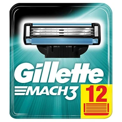 Afbeelding van Gillette Mach3 scheermesjes 12 Stuk