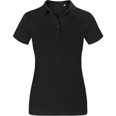 Afbeelding van Damespolo &#039;Jersey&#039; met korte mouwen Black XXL