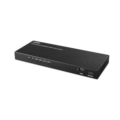 Afbeelding van Lindy 4 poorts HDMI 8K60 splitter met audio, Schakeldoos
