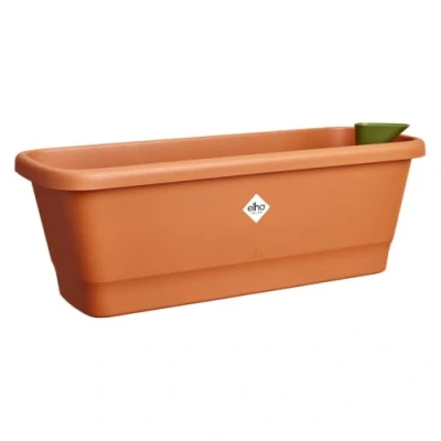 Afbeelding van Elho Noa Balkonbak M voor Buiten Waterreservoir 100% Gerecycled Plastic L52 x B20 H17.8 cm Terra