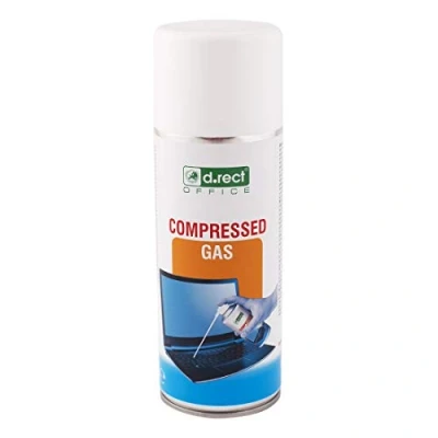 Afbeelding van D.Rect 110502 Persluchtspray Perslucht, Uit Het Blik Voor Reinigen Van Toetsenbord, Computer, Camera, Mobiele Telefoon 400 ml
