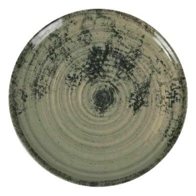 Afbeelding van Eetbord La Mediterránea Aspe Groen Ø 26 x 2,5 cm (12 Stuks)