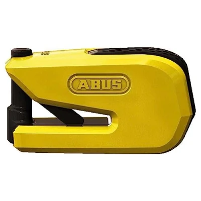 Afbeelding van ABUS GRANIT Detecto SmartX 8078 2.0 Remschijfslot voor motorfietsen, slim motorslot met 100 dB alarm, bediening via app, veiligheidsniveau 18, geel