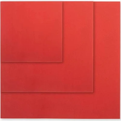 Afbeelding van Tritart origami Papier rood 225 vellen dubbelzijdig vouwpapier knutselpapierset 80 g/m2 elk 75 20 x cm, 15 cm en 10 (rood)
