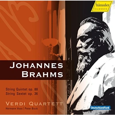 Afbeelding van Verdi Quartett, Hermann Voss, Peter Buck Brahms: String Quintet Op.88/String Sextet Op.36 (CD)