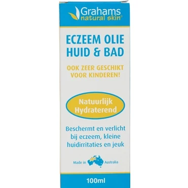 Afbeelding van Grahams Eczeem Olie Huid &amp; Bad 100ML