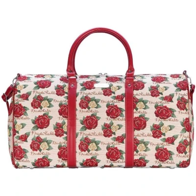 Afbeelding van Signare Weekendtas Gobelin reistas Frida Kahlo Rose