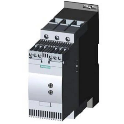 Afbeelding van Siemens 3rw30 softstarter 22kw bij 400v 45a 40 graden us 24v vac dc gestuurde fasen 2 3rw3036 1bb04