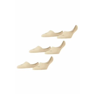 Afbeelding van Falke STEP 3PACK Invisibles Hidden IN SHOE Enkelsokken cream, Dames, Maat: 35/36, Cream