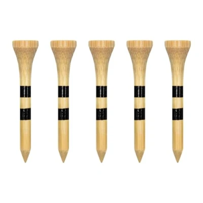 Afbeelding van Zivisk Bamboe Golf Tees 54mm 100 Count, 2 1/8 &quot;Kleine Houten Natuurlijke Kleur