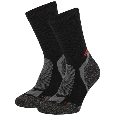 Afbeelding van 2 x Xtreme Sockswear Hiking sokken Wol Multi Black maat 35/38