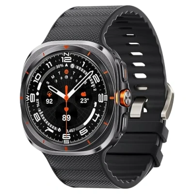 Afbeelding van PeakForm Band voor Samsung Galaxy Watch Ultra Armband Men Women,Robuuste Duurzame Silicone en Stof Strap Sport Loop Replacement Bands 47mm