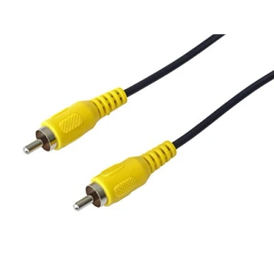 Afbeelding van PremiumCord RCA kabel 1,5 m, 1x stekker naar stekker, audio video verbindingskabel, kleur zwart m
