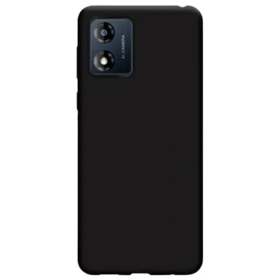Afbeelding van Just in Case Soft Design Motorola Moto E13 Back Cover Zwart