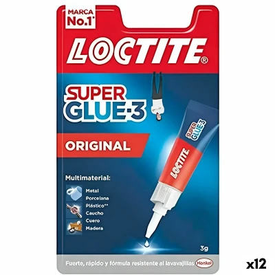 Afbeelding van Secondenlijm Loctite Super Glue 3 g (12 Stuks)